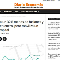 Espaa registra un 32% menos de fusiones y adquisiciones en enero, pero moviliza un 260% ms de capital